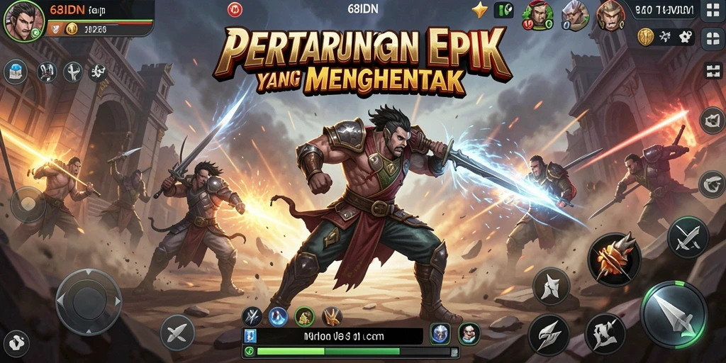 Tampilan gameplay 68IDN yang penuh aksi dan mendebarkan.