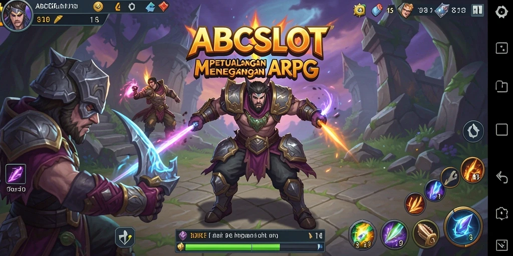 Tampilan gameplay seru dalam dunia ARPG yang mendebarkan.