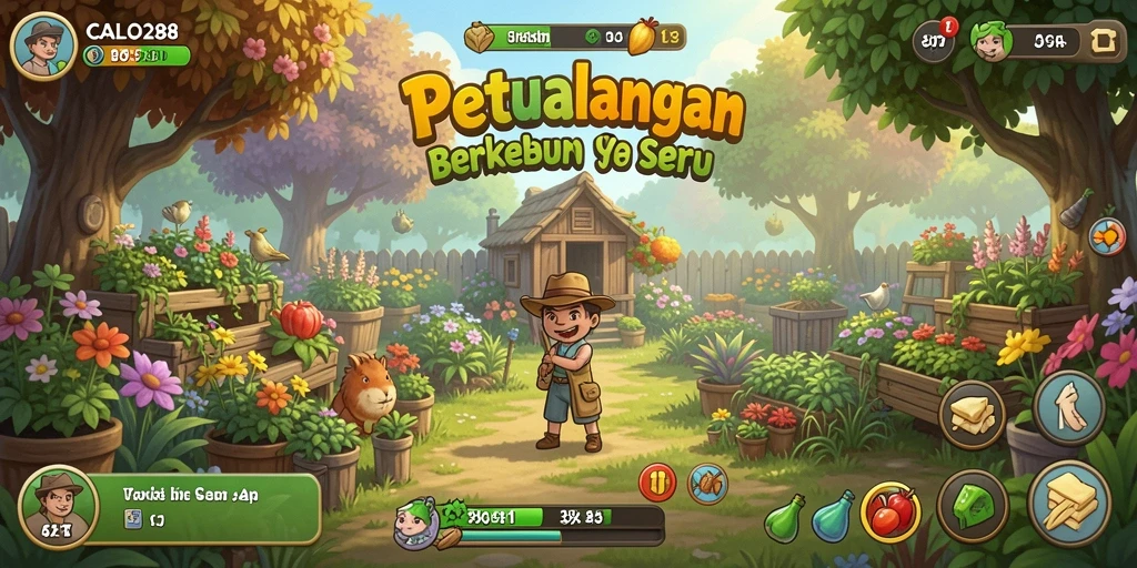 Tampilan gameplay seru di dunia Farming CALO288
