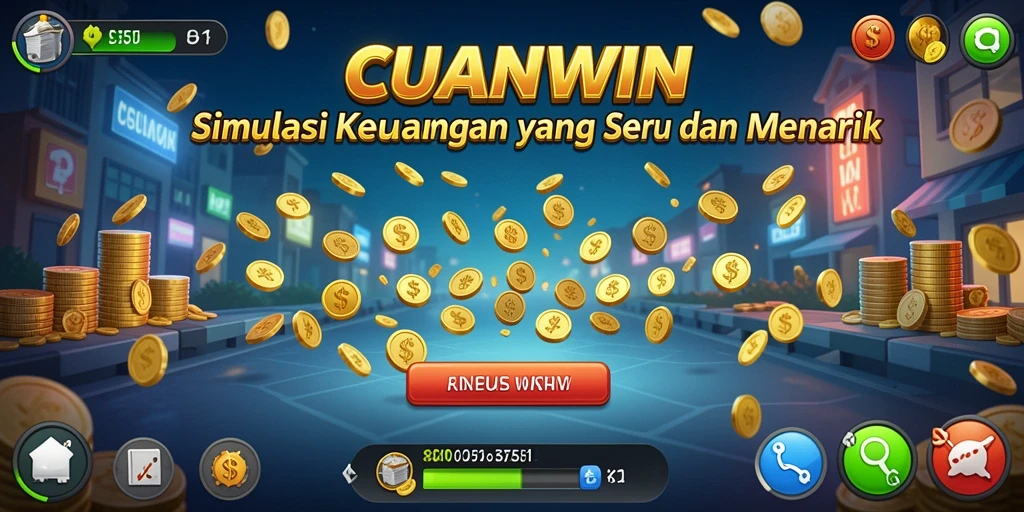 Tangkapan layar permainan CUANWIN menampilkan fitur simulasi investasi yang menarik.