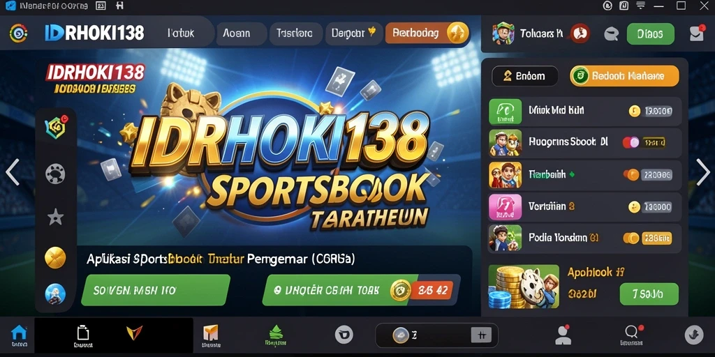 Screenshot IDRHOKI138 menampilkan antarmuka taruhan yang menarik dan informatif.