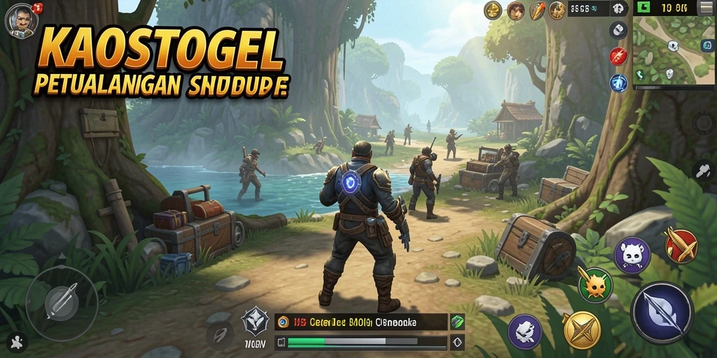 Tampilan gameplay seru di dunia terbuka KAOSTOGEL.