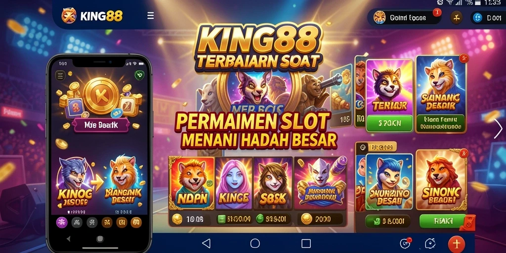Tampilan gameplay menarik dari KING88 dengan grafis menawan.