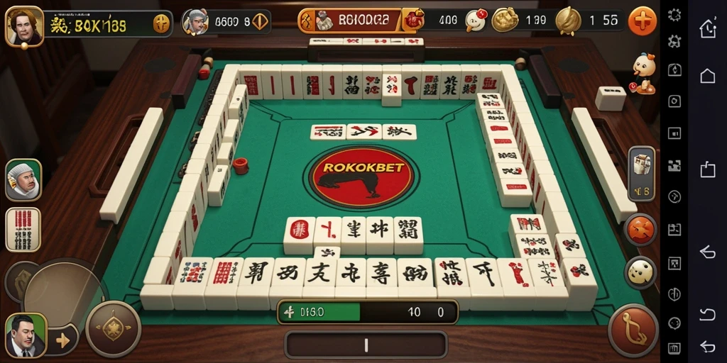 Tampilan gameplay ROKOKBET yang penuh warna dan menyenangkan.