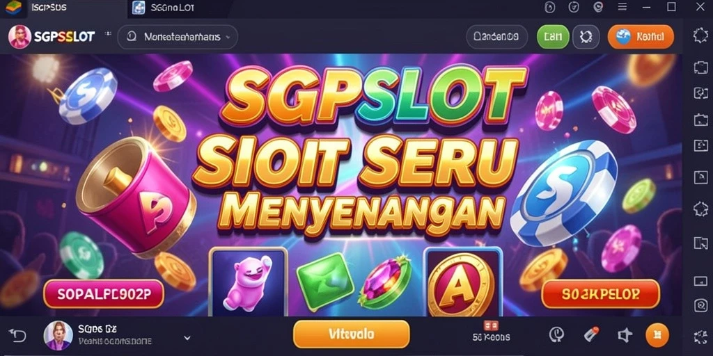 Screenshot gameplay SGPSLOT menampilkan mesin slot yang menarik dan intuitif.
