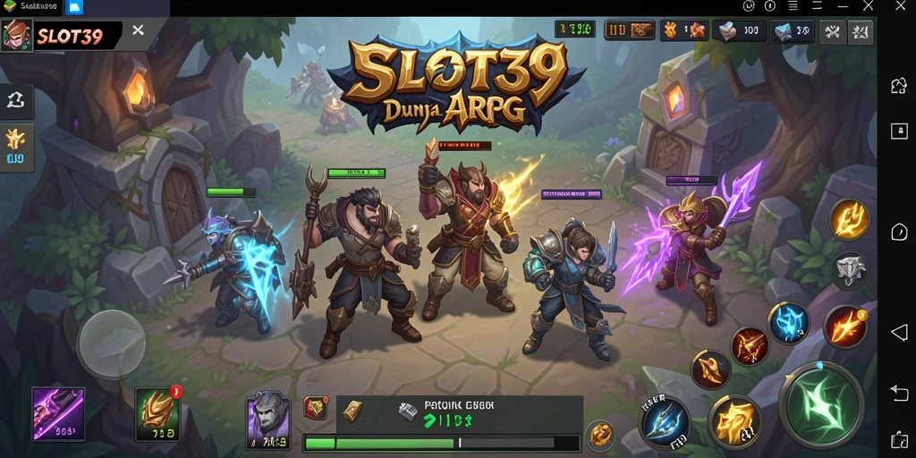 Tampilan gameplay menegangkan dan mendebarkan di dalam SLOT39.